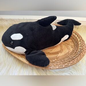 Sea World Shamu Killer Whale Orca Plush Stuffed Animal 18” Vintage